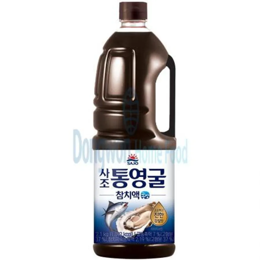 (16:30마감(D) 통영굴참치액(사조해표/2.1kg)EA 이미지