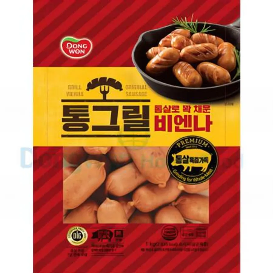 (16:30마감(D) 통그릴비엔나(동원F&B/돈육:국산/냉장/1kg)EA 이미지