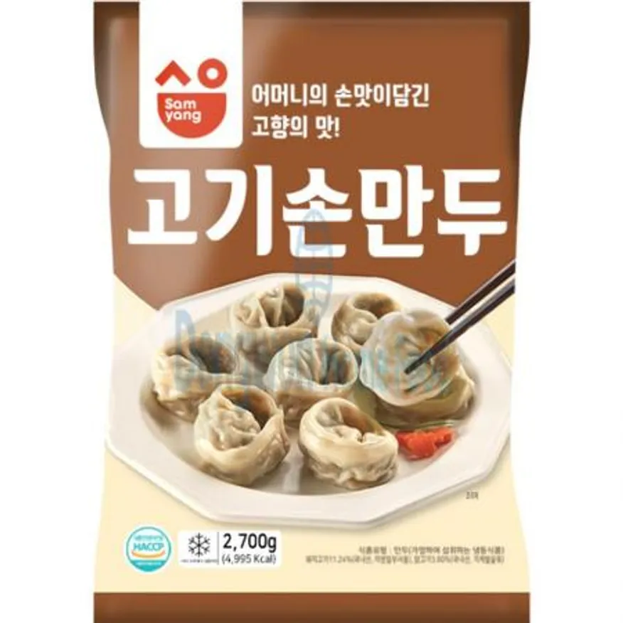 (16:30마감(D) 고기손만두(삼양/약90입/2.7KG)EA 이미지