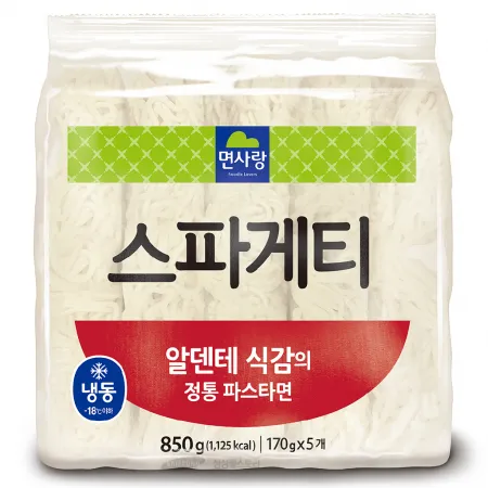 (16:30마감)스파게티(냉동면)(850G(170G*5EA)/PAC/제주D-3/면사랑) 이미지