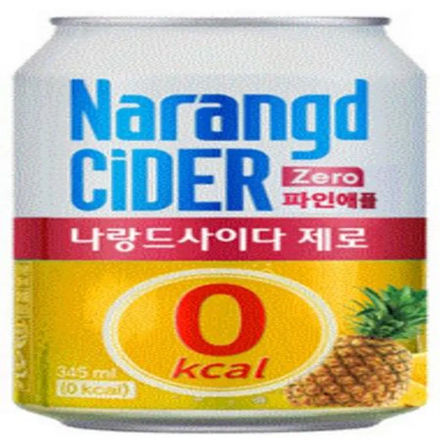 (16:30마감(D) 나랑드사이다(동아오츠카/파인애플/345ML*24EA)BOX 이미지