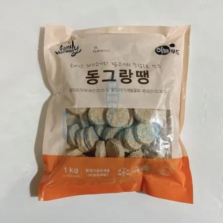 (16:30마감(D) 동그랑땡(하늘푸드/돼지고기:국내산,닭고기:국내산/1KG)EA 이미지