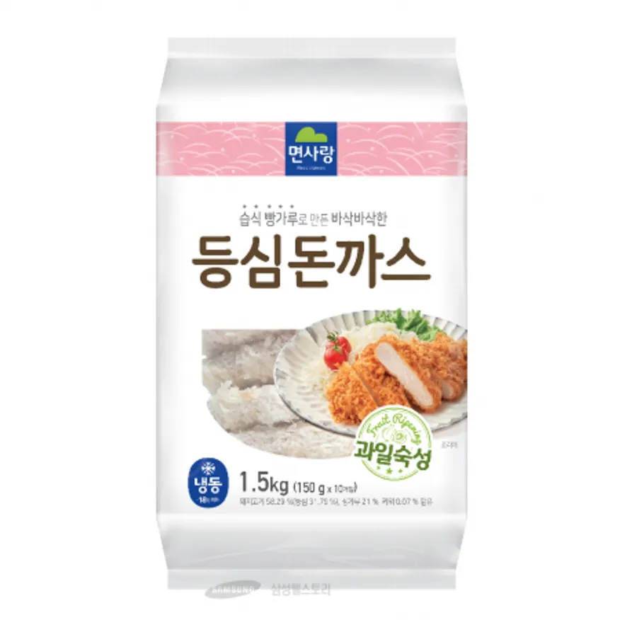 (16:30마감)등심돈가스(면사랑/1.5KG(150G*10EA)/PAC/돈육:국산) 이미지