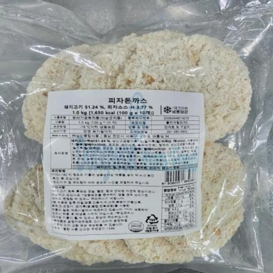 (16:30마감(D) 피자돈까스(상신/돈육:국내산냉동/1kg)EA 이미지