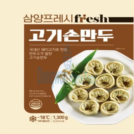 (16:30마감(D) 고기손만두(삼양/약43입/1.3KG)EA 이미지