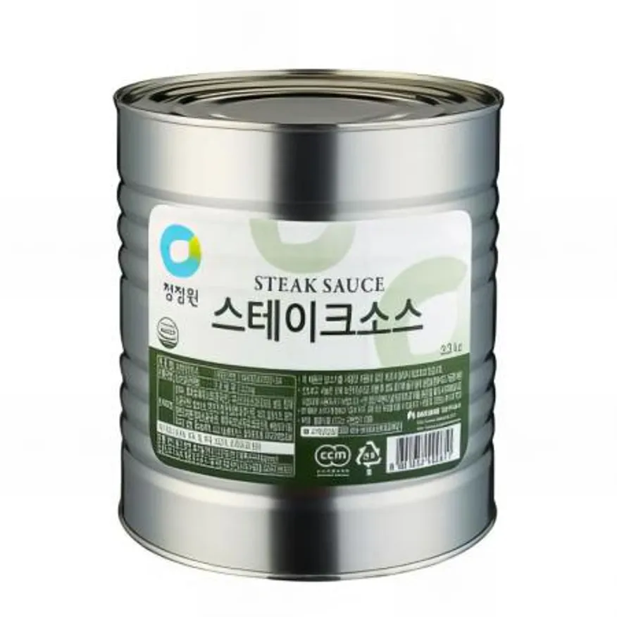 (16:30마감(D) 청정원스테이크소스(대상/3.3kg)EA 이미지