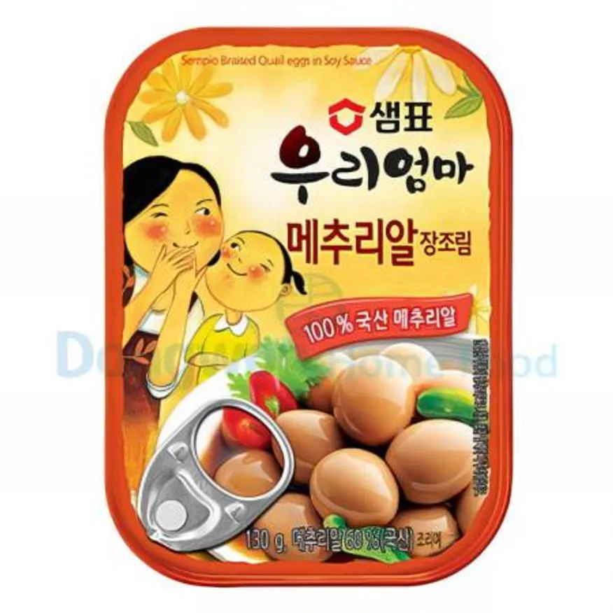 (16:30마감(D) 우리엄마메추리알장조림(국내산/샘표/130G)EA 이미지