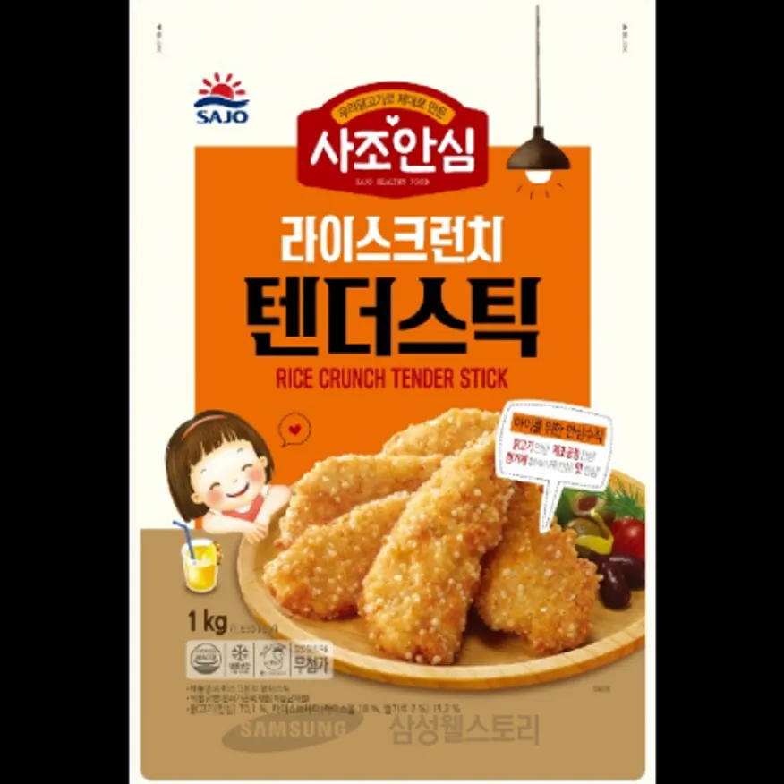 (16:30마감)라이스크런치텐더스틱(대림/1KG(약20EA)/PAC/계육:국산) 이미지