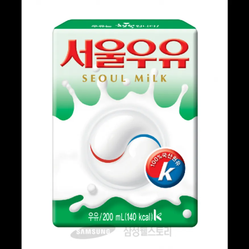 (16:30마감)멸균흰우유(서울/200ML/EA/국내산) 이미지