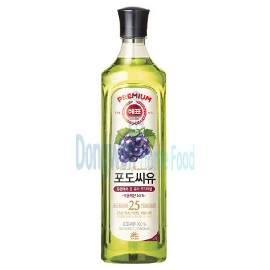 (16:30마감(D) 포도씨유(사조해표/900mL)EA 이미지