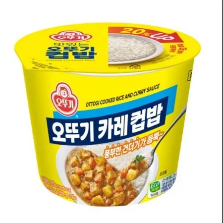 (16:30마감(D) 오뚜기카레덮밥(오뚜기/컵밥/325G/즉석국포함)EA 이미지