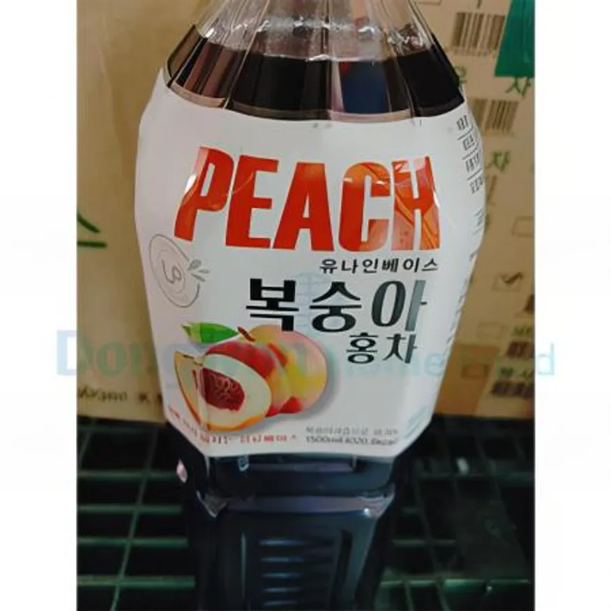 (16:30마감(D) 복숭아홍차베이스(유나인/1.5L)EA 이미지