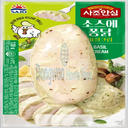 (16:30마감(D) 소스에퐁닭바질크림(사조/계육:국산/냉장/130g)EA 이미지