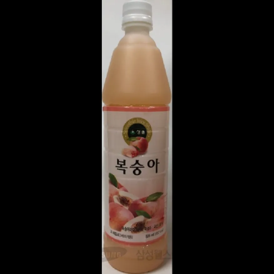 (16:30마감)복숭아원액(835ML/EA/청솔/복숭아:이스라엘산) 이미지