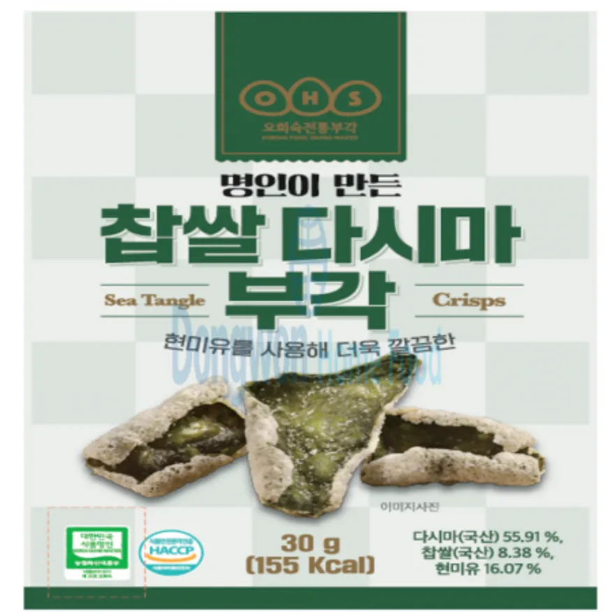 (16:30마감(D) 다시마부각(국내산/명인찹쌀/30g)EA 이미지