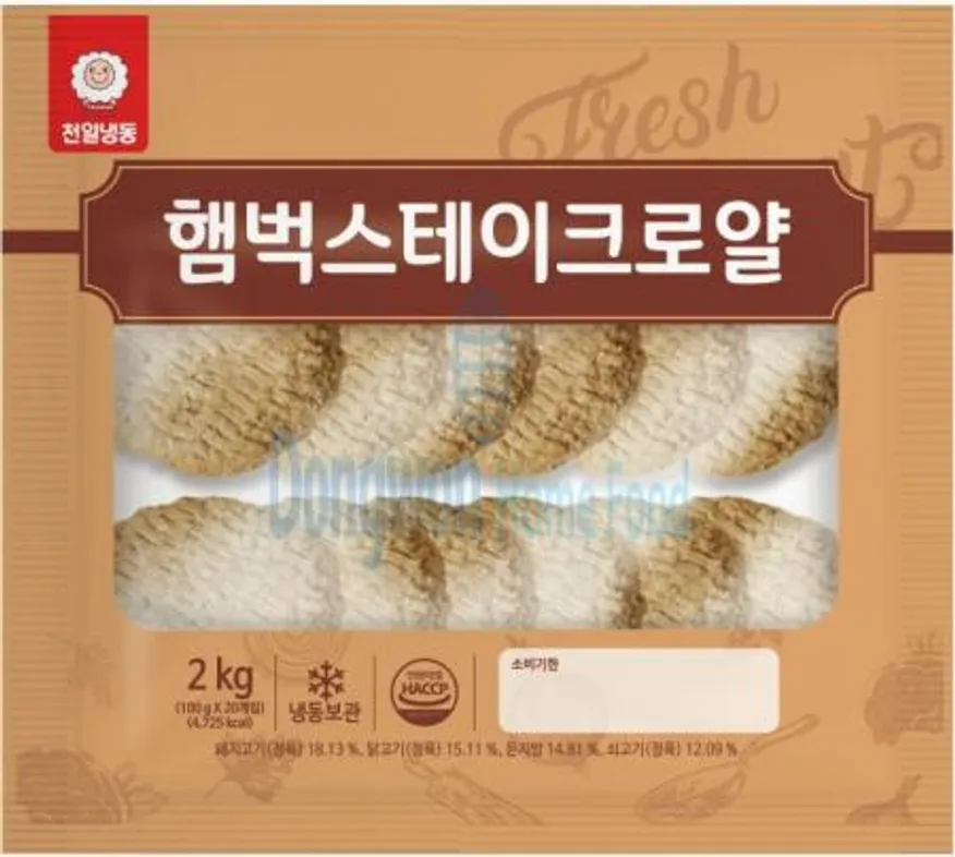 (16:30마감(D) 햄버거스테이크(천일/돈육:국산,닭고기:국산,쇠고기:국산/2kg)EA 이미지
