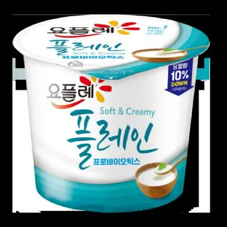 (16:30마감)떠먹는요구르트(180G/EA/빙그레/원유:국산/요플레/플레인) 이미지