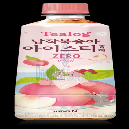 (16:30마감(D) 티로그납작복숭아아이스티홍차(이노엔/500ML*24EA)BOX 이미지