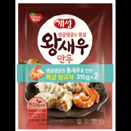 (16:30마감)개성왕새우만두(630G(35G*약15EA)/PAC/동원) 이미지