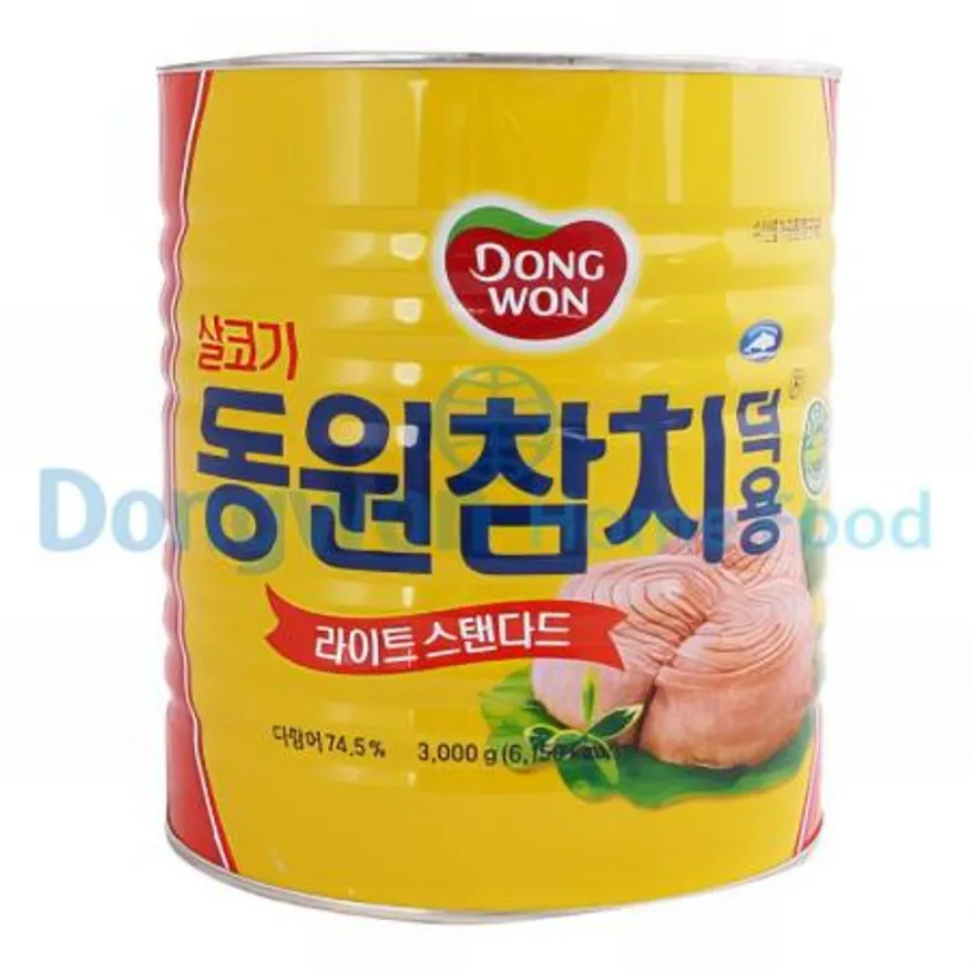 (16:30마감(D) 스탠다드참치캔(동원/가다랑어:원양산/3kg)EA 이미지