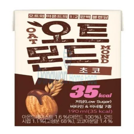 (16:30마감(D) 오트몬드초코(롯데칠성/190ML*24EA)BOX 이미지