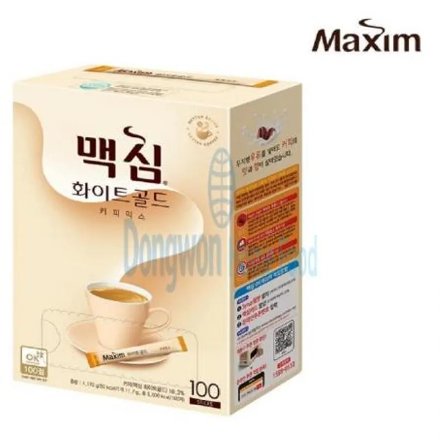 (16:30마감(D) 맥심화이트골드커피믹스(동서/11.8G*100T)EA 이미지
