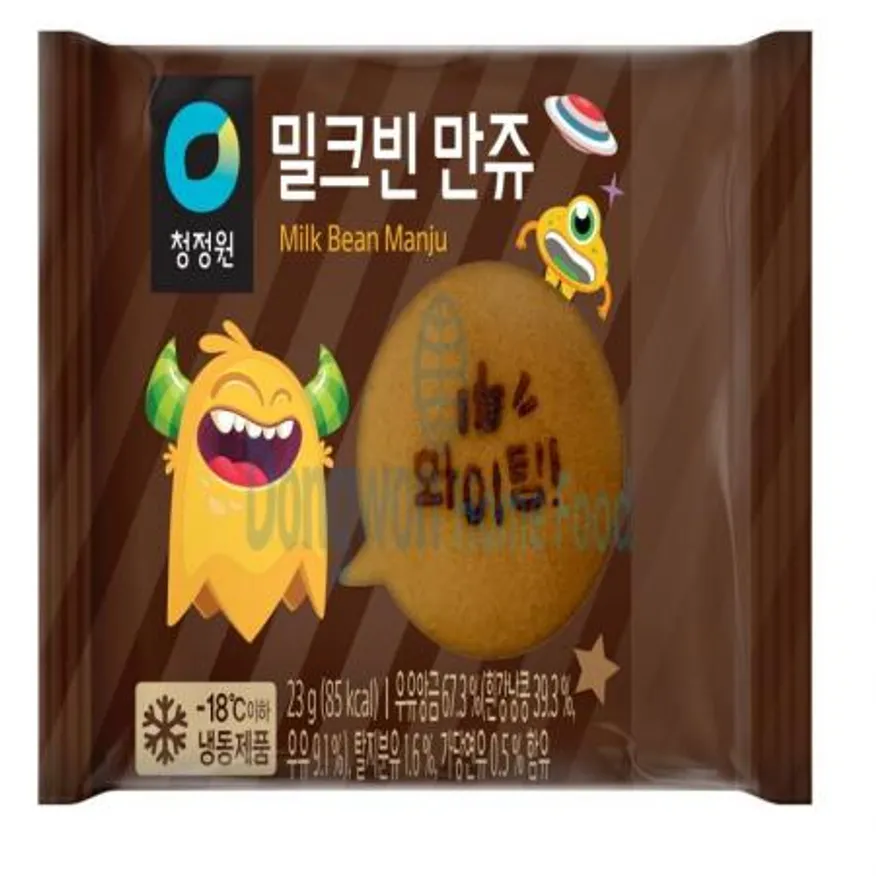 (16:30마감(D) 청정원밀크빈만쥬(대상/냉동/23g*30입)BOX 이미지