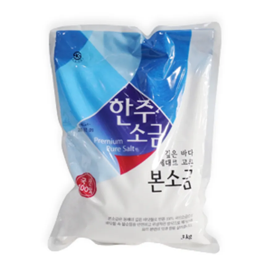 (16:30분마감)한주 소금(실온 본_일반입자 3Kg한국) 이미지
