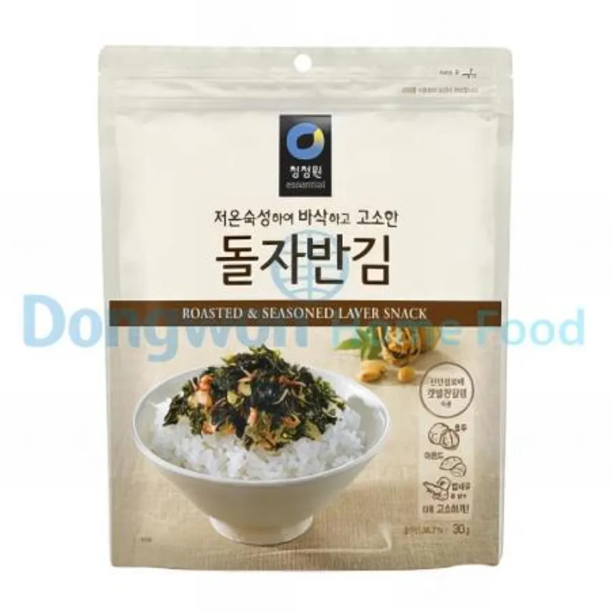 (16:30마감(D) 청정원저온숙성돌자반김(대상/30g)EA 이미지