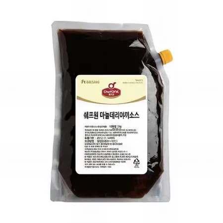 (16:30마감(D) 쉐프원마늘데리야끼소스(대상/2kg)EA 이미지