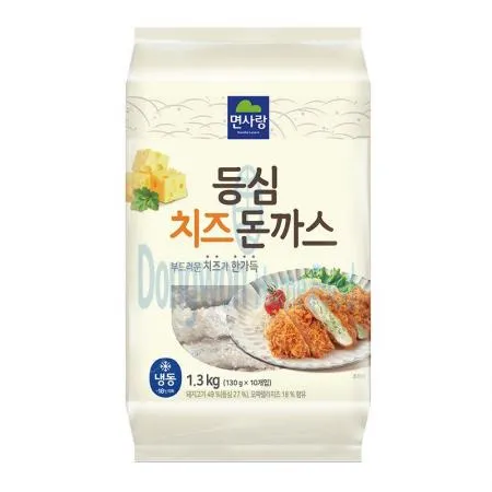 (16:30마감(D) 등심치즈돈까스(면사랑/130g*10입/돼지고기:국산/1.3kg)EA 이미지