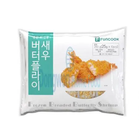 (16:30마감(D) 버터플라이새우튀김(베트남/아쿠아링크/25g*10입/250g)EA 이미지