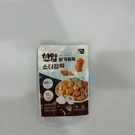 (16:30마감(D) 한입닭가슴살소이갈릭(허스델리/닭고기:국내산/100g)EA 이미지