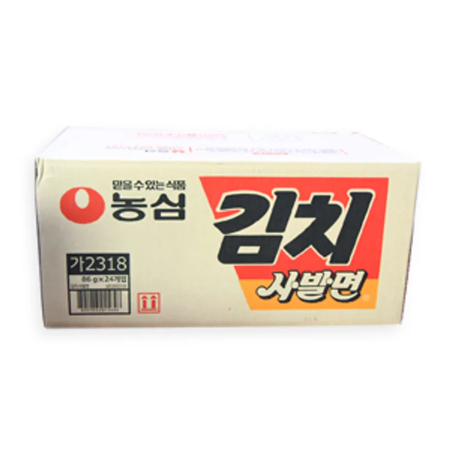 (16:30분마감)농심 김치사발면(실온 86g*24입 2.064Kg/BOX) 이미지