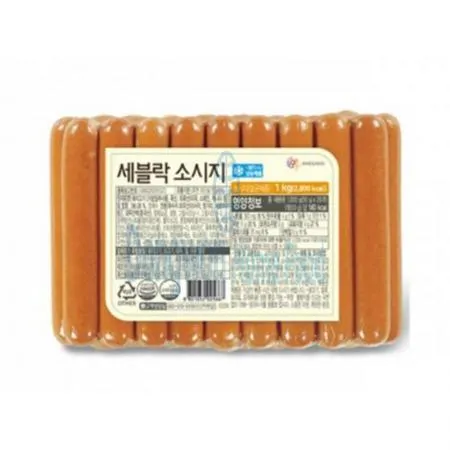 (16:30마감(D) 세블락소시지(대상/약50G*20개입/돼지고기:국산,외국산)EA 이미지