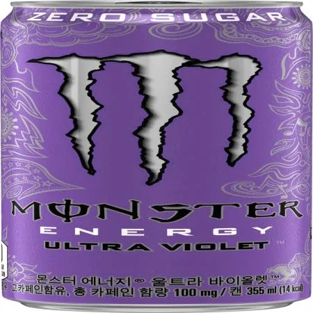 (16:30마감(D) 몬스터에너지(코카콜라/울트라바이올렛/355ML*24EA)BOX 이미지