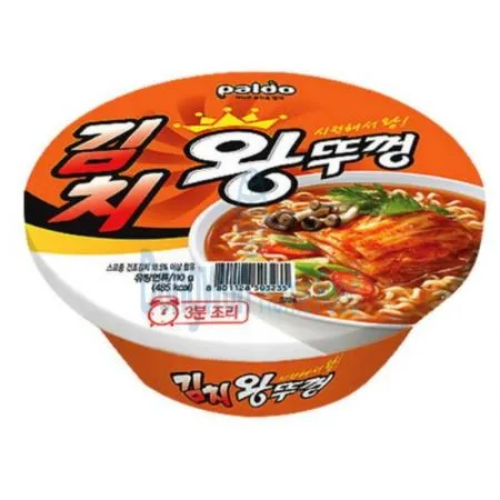 (16:30마감(D) 김치왕뚜껑(팔도/110G*18입/W)BOX 이미지