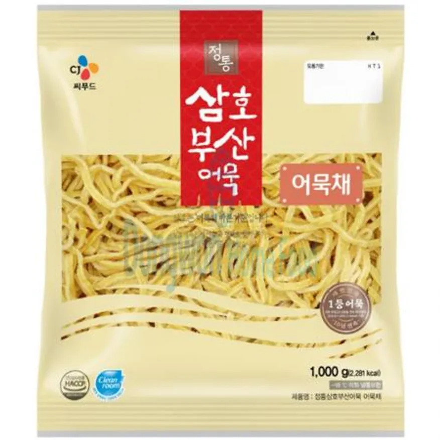 (16:30마감(D) 정통삼호부산어묵채(연육:중국산/CJ씨푸드/냉동/1kg)EA 이미지