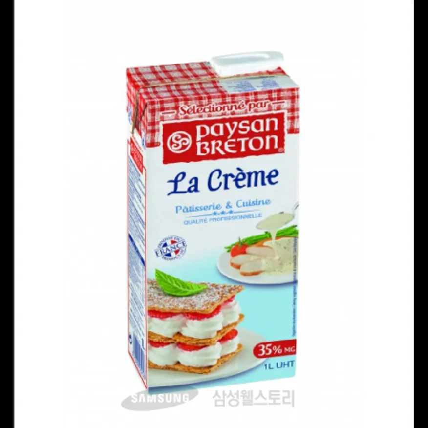 (16:30마감)휘핑크림(1L/EA/페이장브레통/프랑스산/35%) 이미지