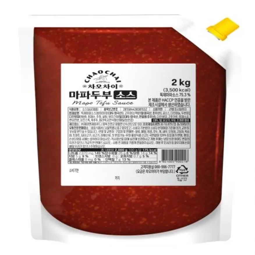 (16:30마감(D) 차오차이마파두부소스(샘표/2kg)EA 이미지