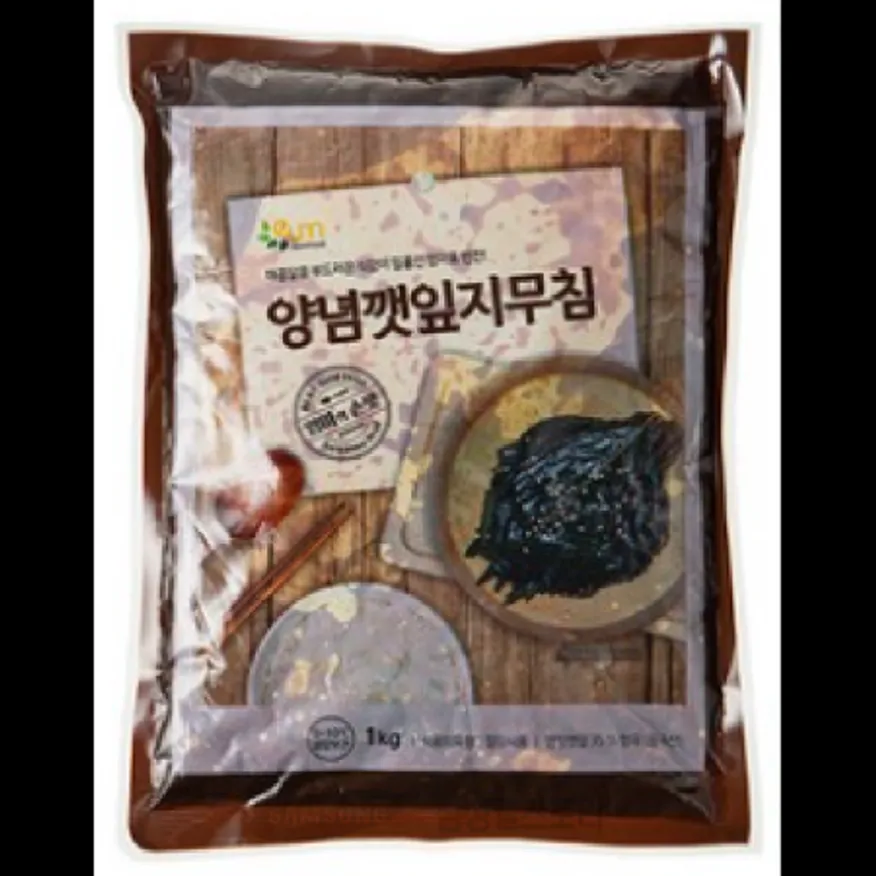 (16:30마감)양념깻잎무침(이음KELE/1KG/PAC/중국산) 이미지