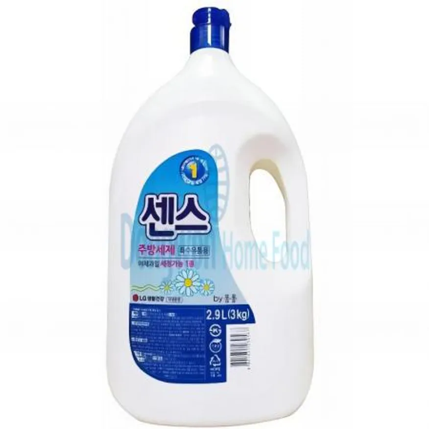 (16:30마감(D) 주방세제(LG/센스/액상/1종/용기형/3KG/과일세척가능)EA 이미지