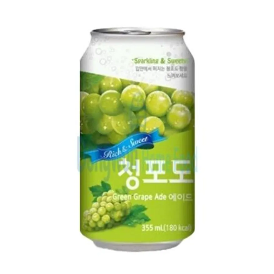 (16:30마감(D) 스파클링에이드(일화/청포도/캔/350ML*24EA)BOX 이미지