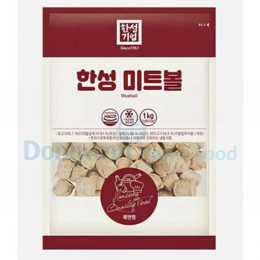 (16:30마감(D) 미트볼(한성/닭고기:국산,돼지고기:국산/1kg)EA 이미지