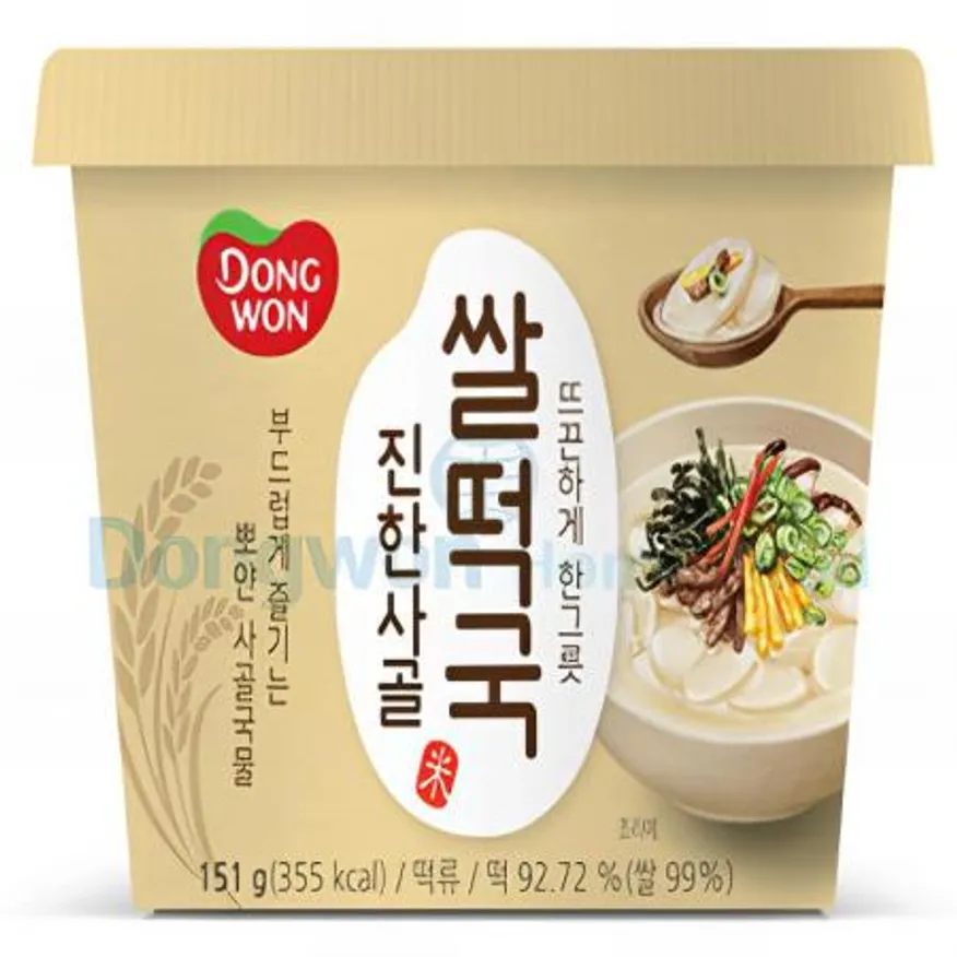 (16:30마감(D) 진한사골쌀떡국(컵/동원/151g)EA 이미지
