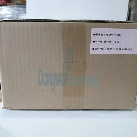 (16:30마감(D) 연근부각(티각태각/30G*40EA/1.2KG)BOX 이미지
