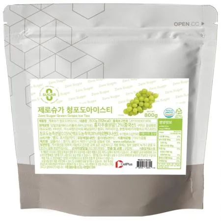 (16:30마감(D) 제로슈가청포도아이스티파우더(셀플러스/800g)EA 이미지