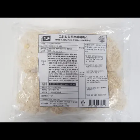 (16:30마감)그린갈릭하트피쉬까스(참손푸드/600G(60G*10EA)/P/민대구:한국산) 이미지