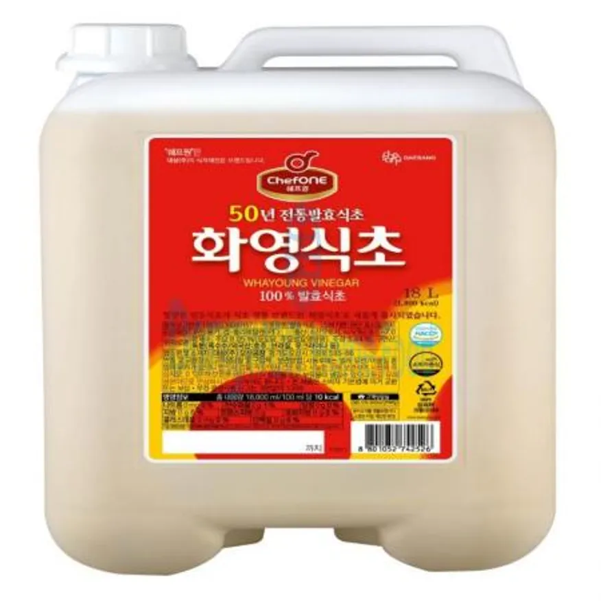 (16:30마감(D) 쉐프원화영식초(대상/18L)EA 이미지
