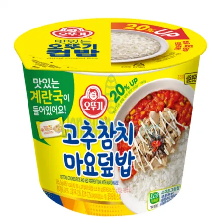 (16:30마감(D) 고추참치마요덮밥(쌀:국산/오뚜기/285.5G/즉석국포함)EA 이미지